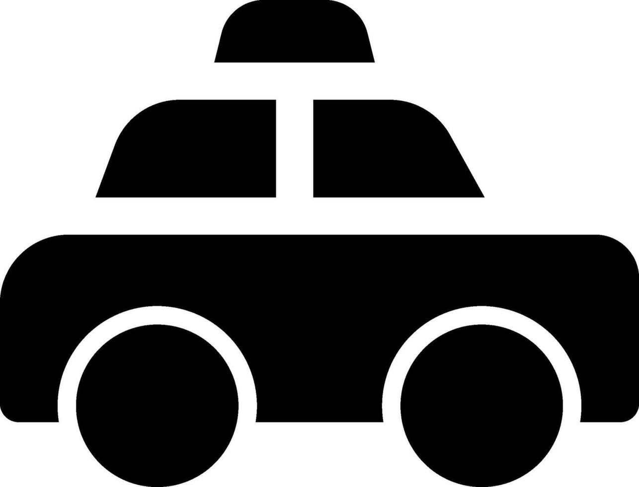 Police car icon vector