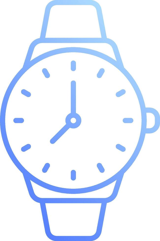 A watch icon on a white background vector