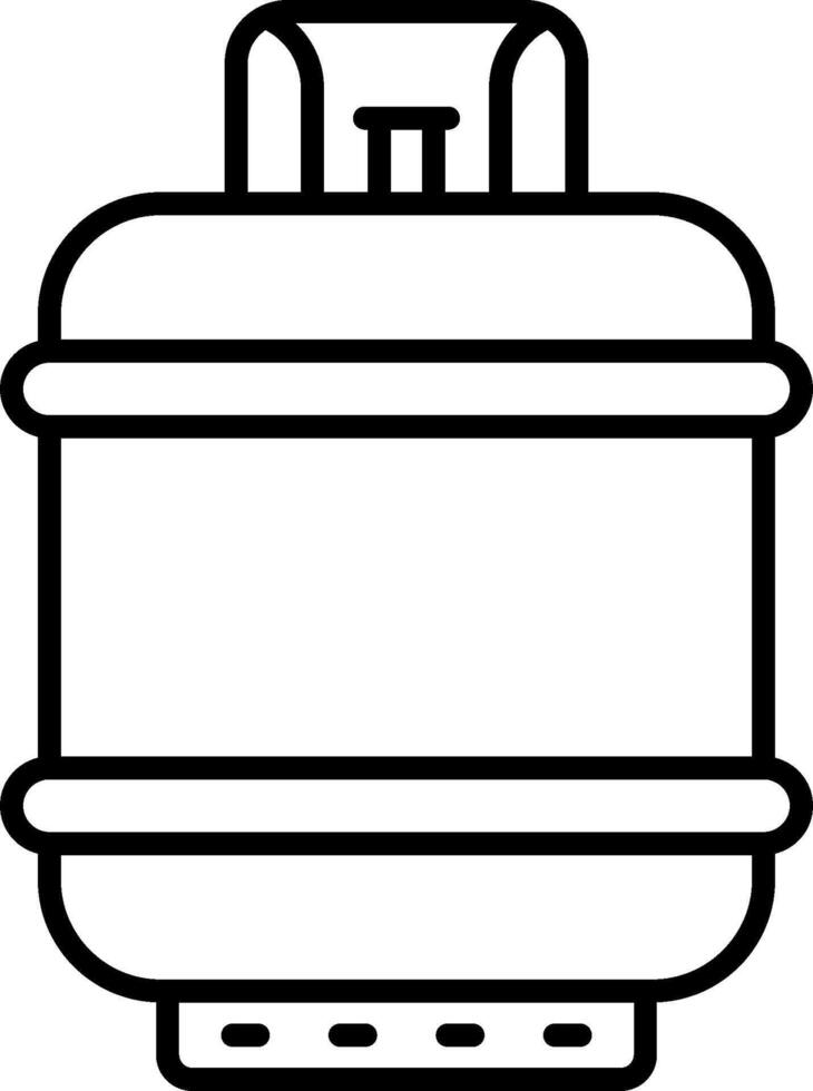 Gasoline canister icon vector