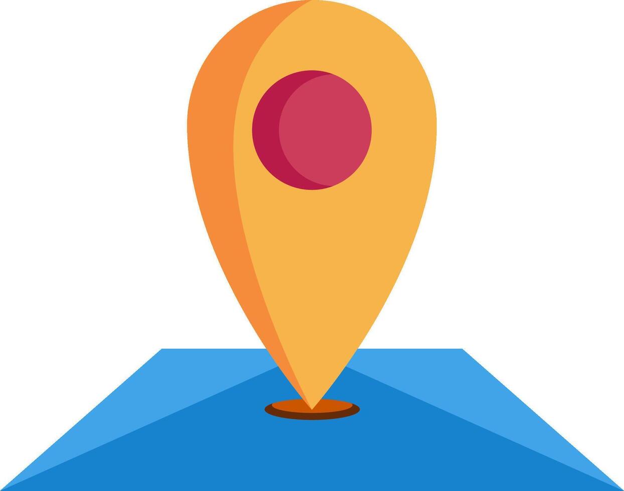 Map pin icon vector
