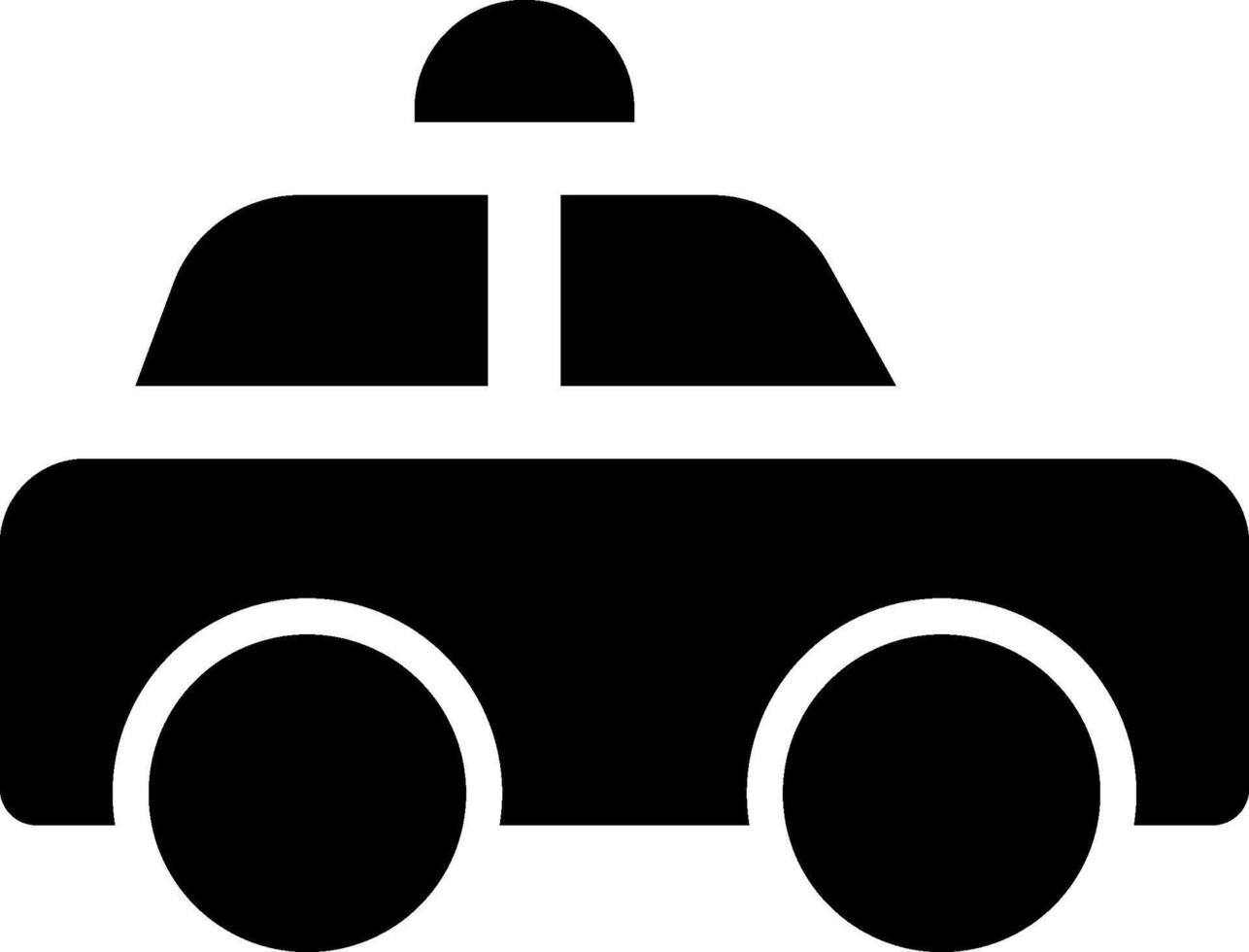 Police car icon vector