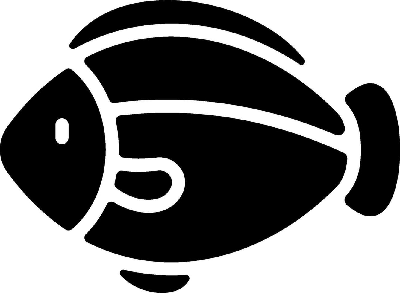 Fish icon illustration vector