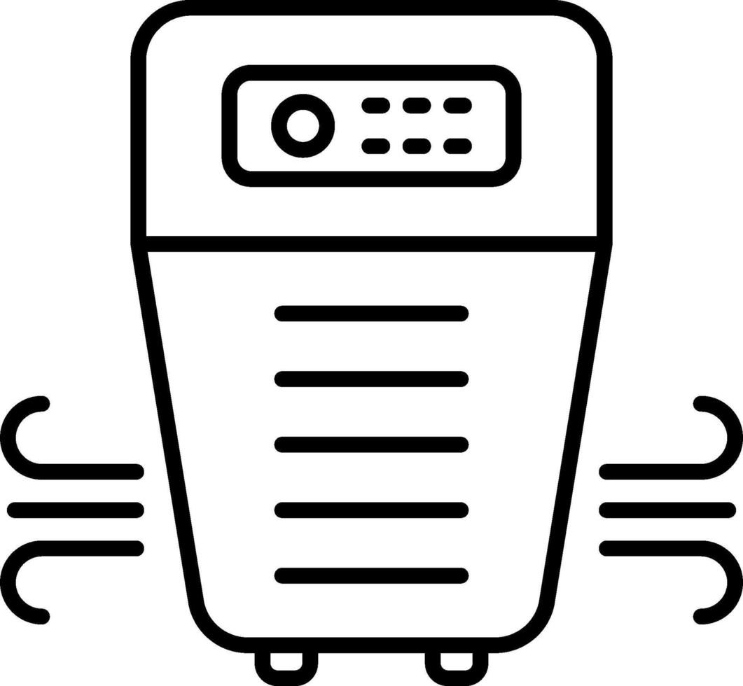 Air purifier icon illustration vector