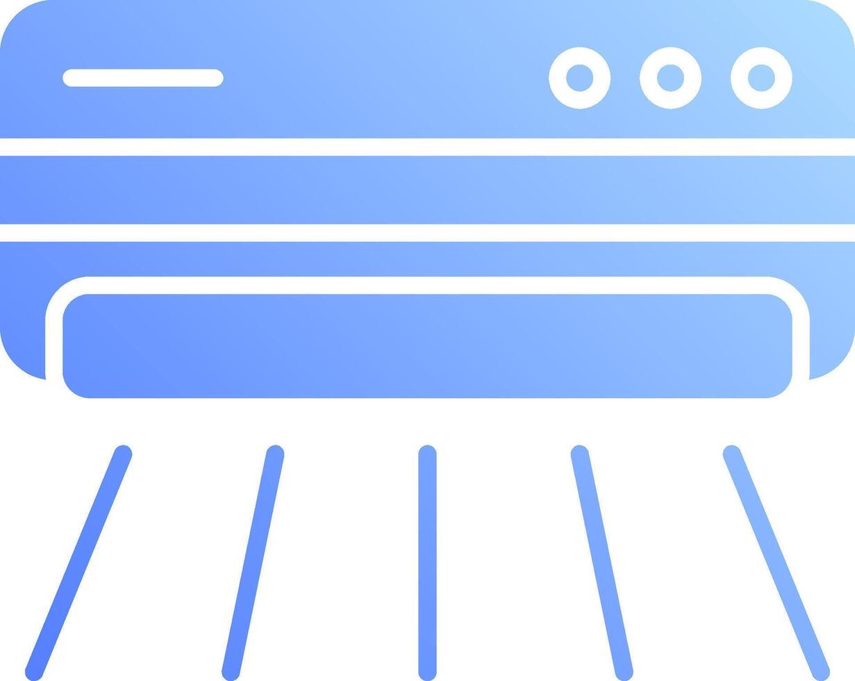 Air conditioner icon vector