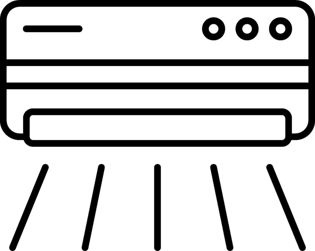 Air conditioner icon vector