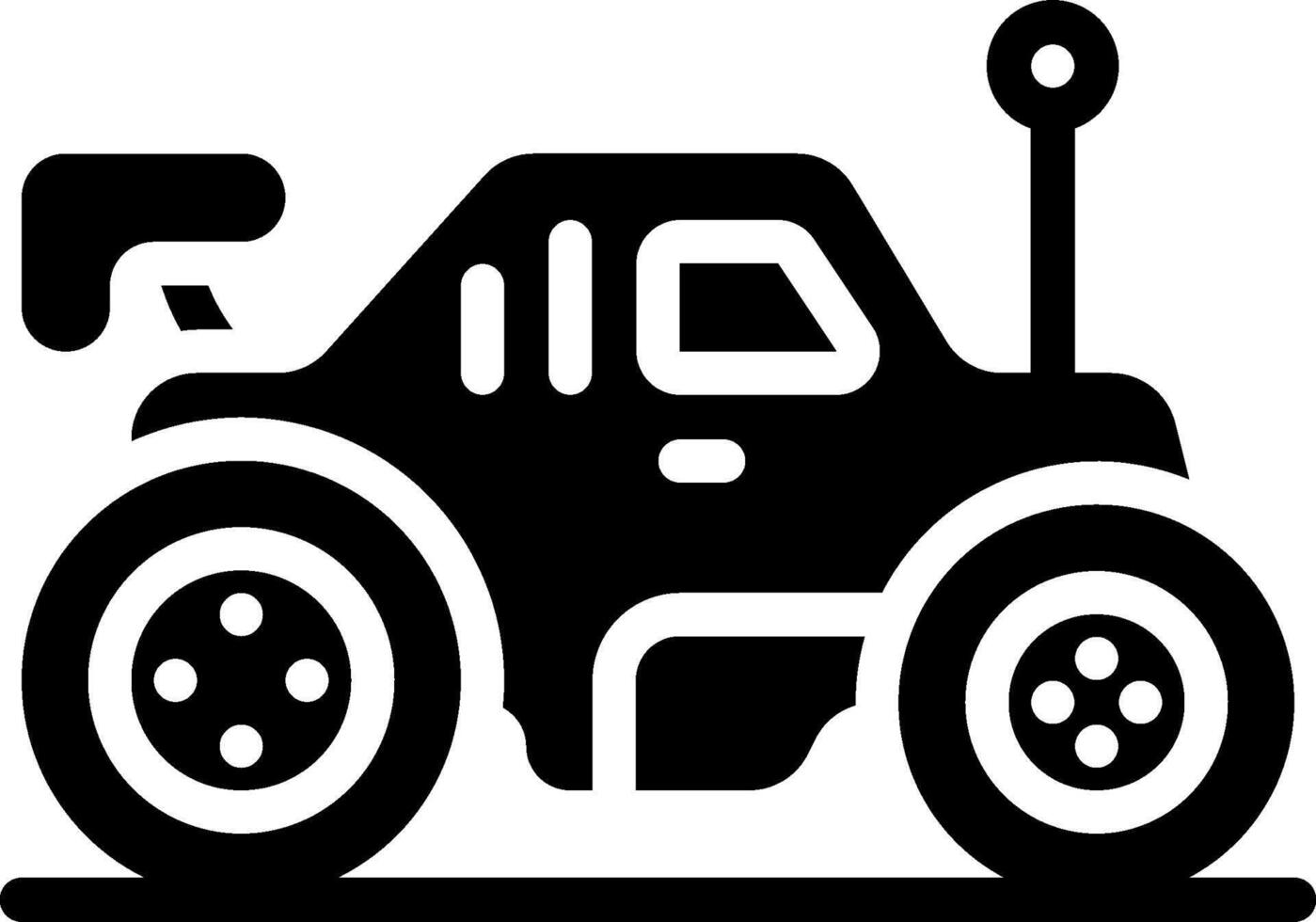 A black and white image of a tractor vector