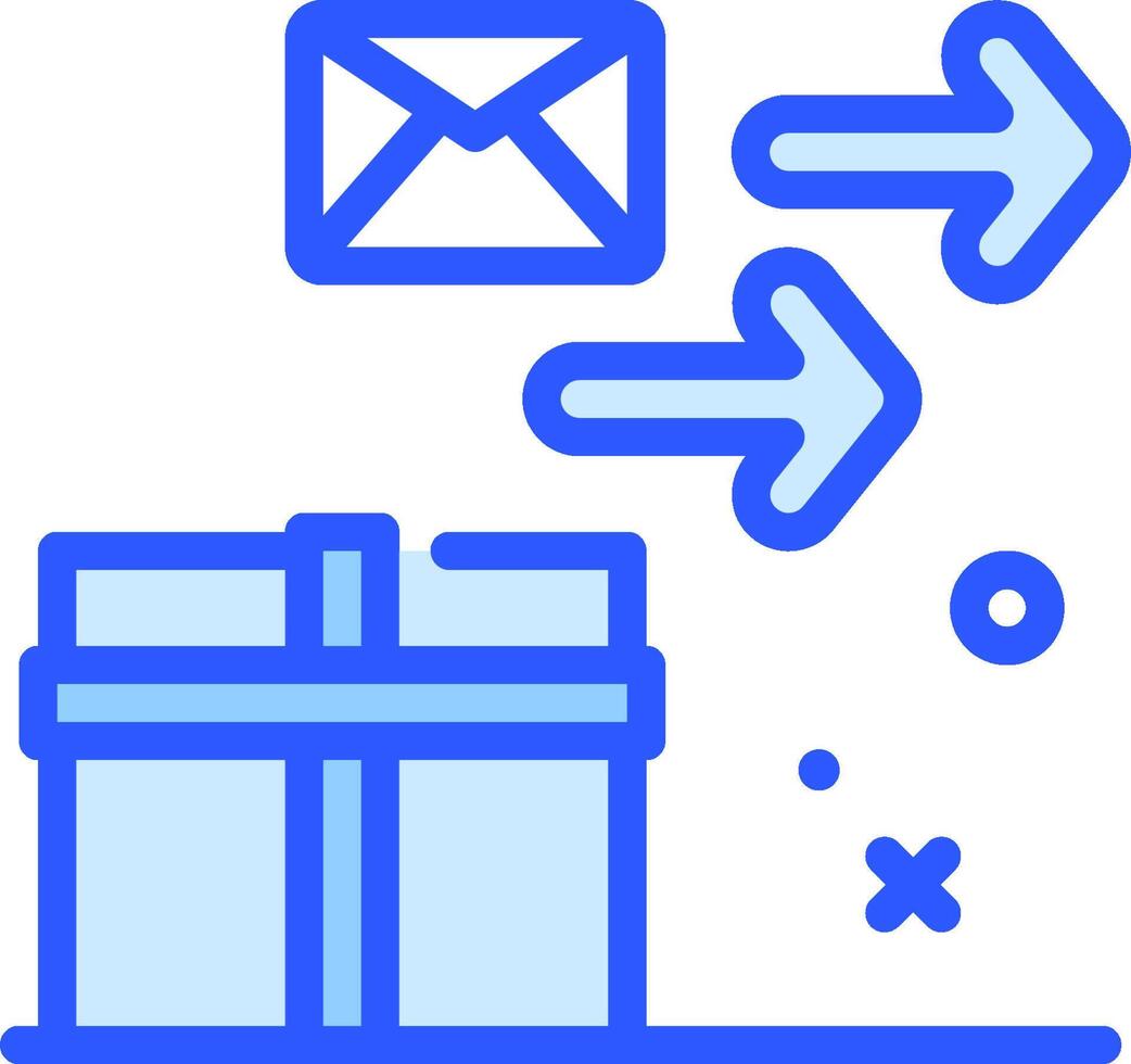 Email and gift icon vector
