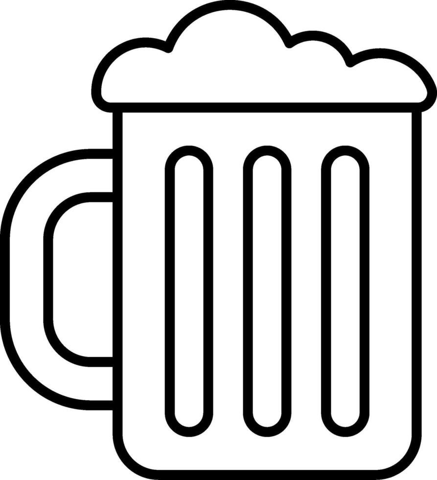 Beer mug icon vector