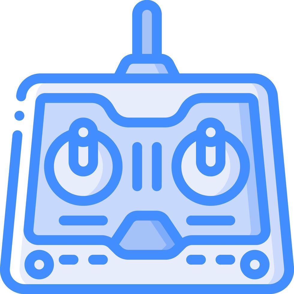 A controller with a joystick on it vector