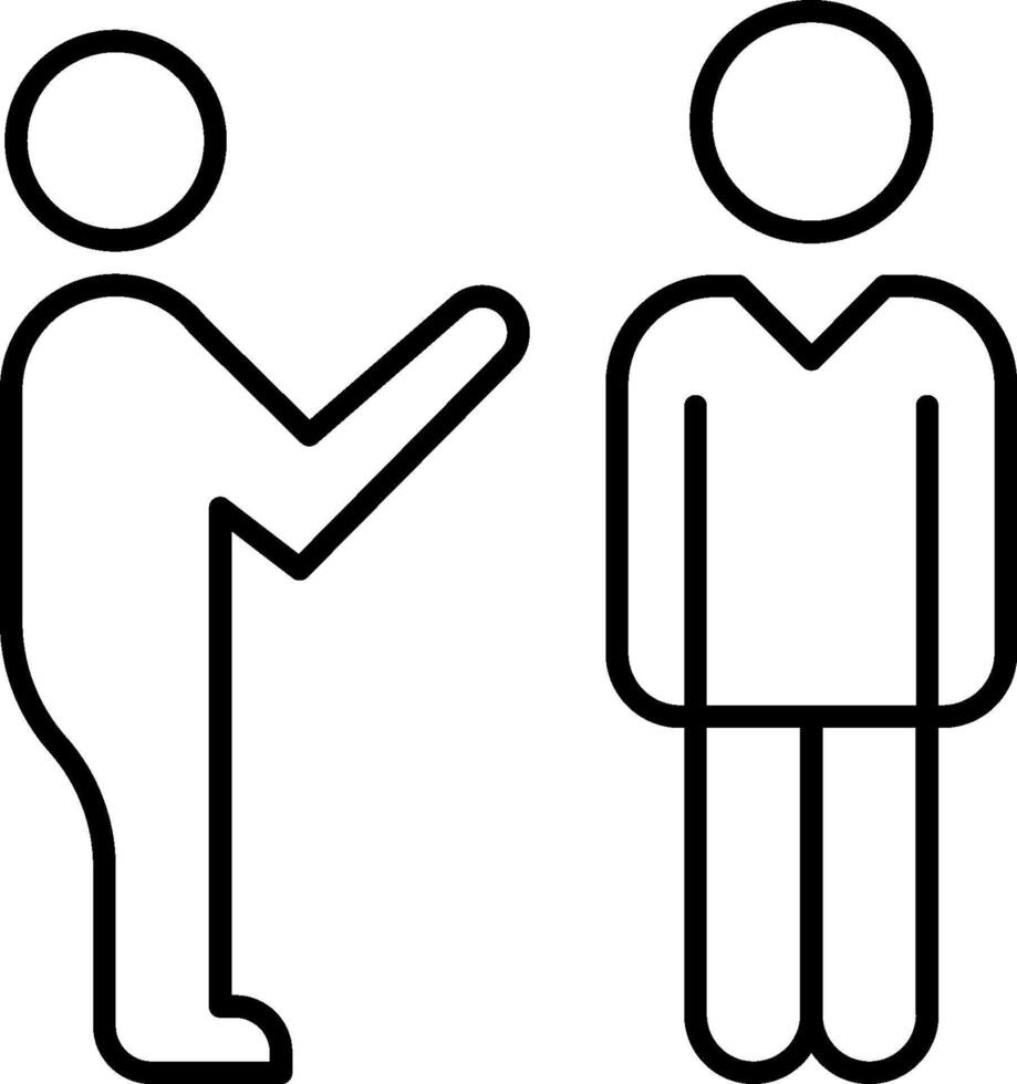 A man and woman are standing next to each other vector