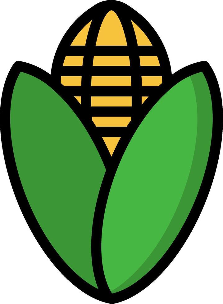 Corn plant icon illustration design vector