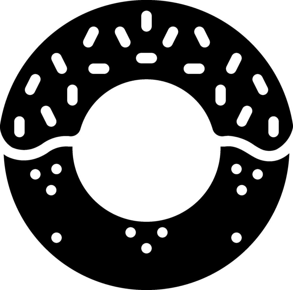 A black and white image of a circular brake disc vector