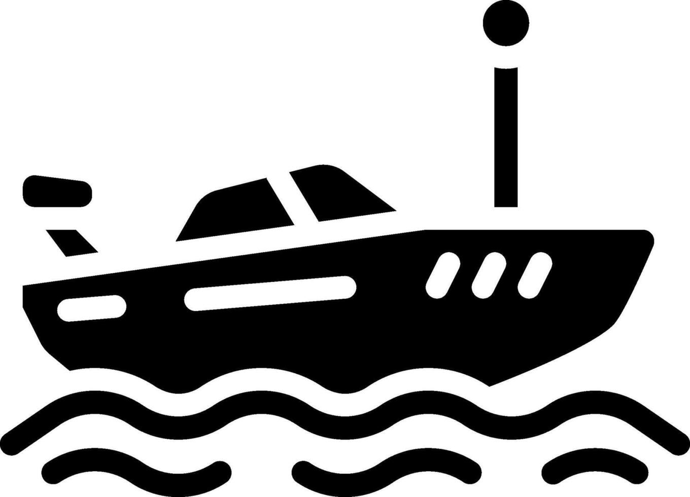 Boat icon illustration vector