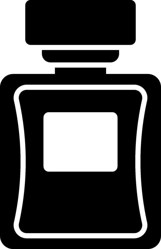 A perfume bottle icon on a white background vector