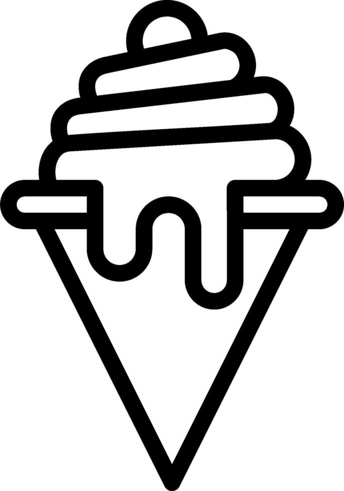 Ice cream icon vector
