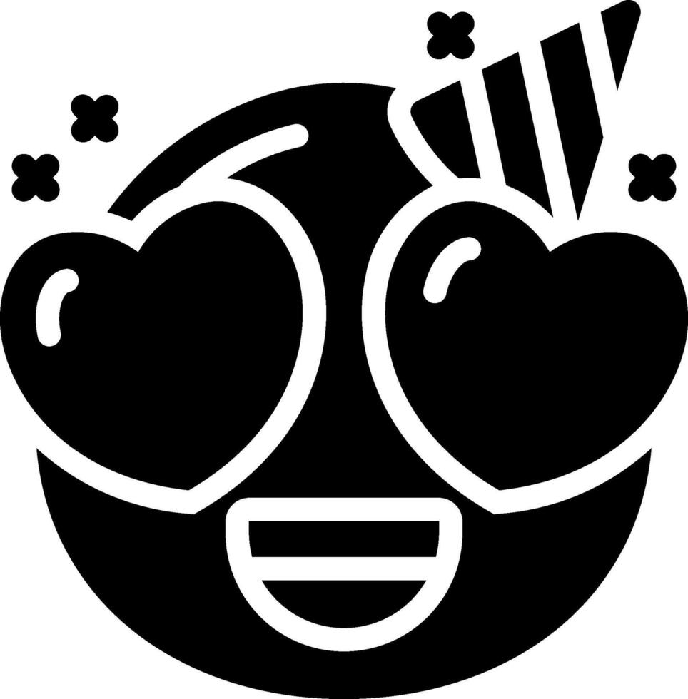 A black and white emoji with a party hat vector