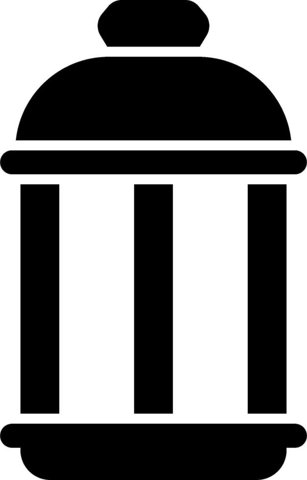 A black and white icon of a building vector