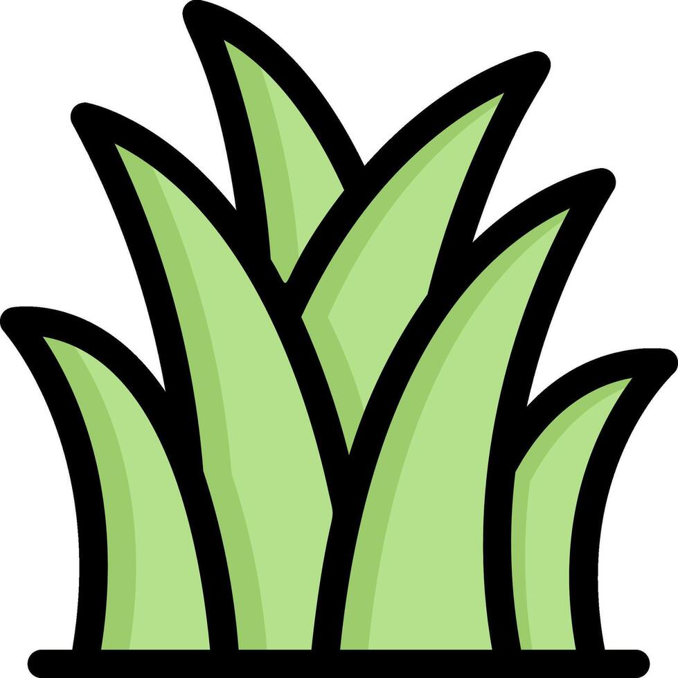 Green plant icon illustration vector