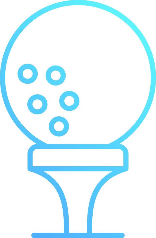 A blue icon of a toilet bowl with bubbles vector