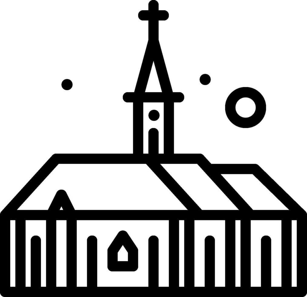 Church illustration design vector