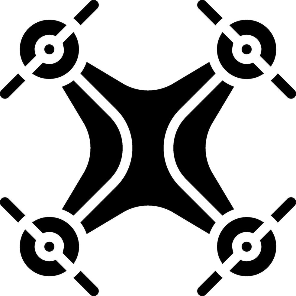 A black and white image of a drone vector