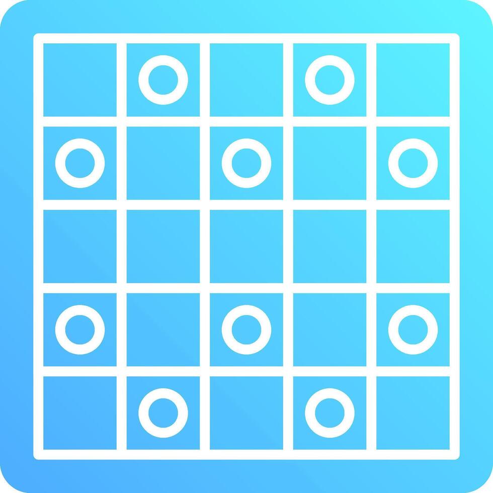 A square with circles on it vector