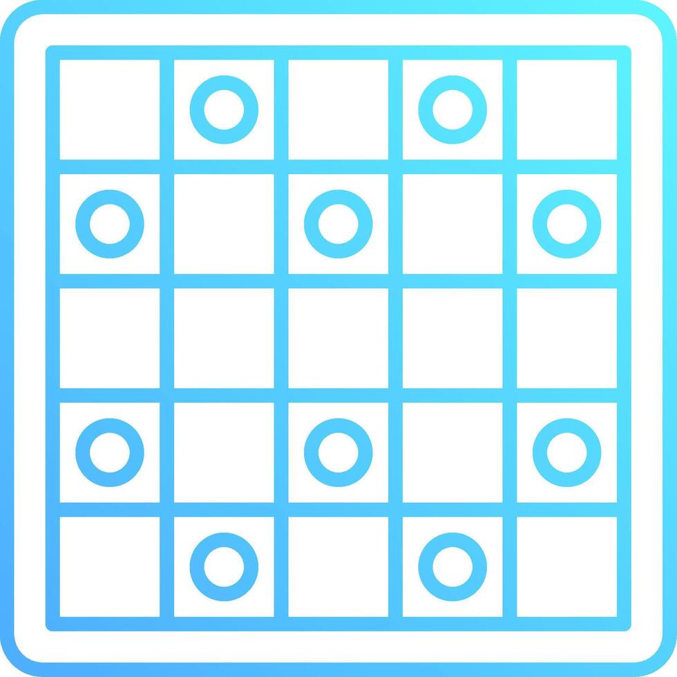 A blue square with circles on it vector