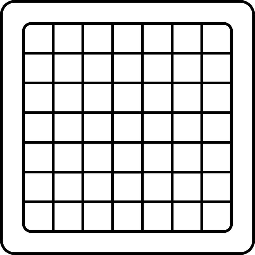 A square grid with squares on it vector
