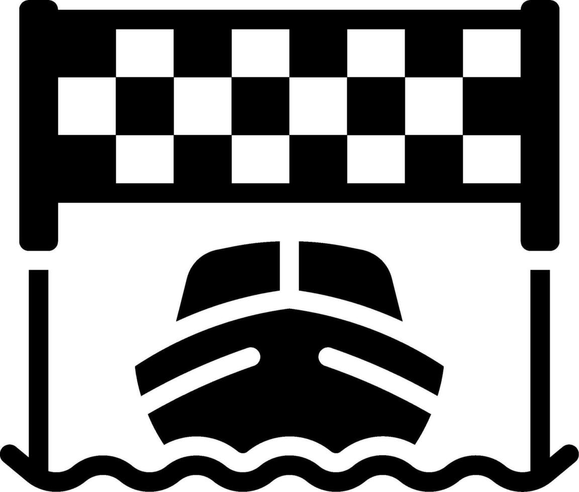 Boat racing illustration design vector