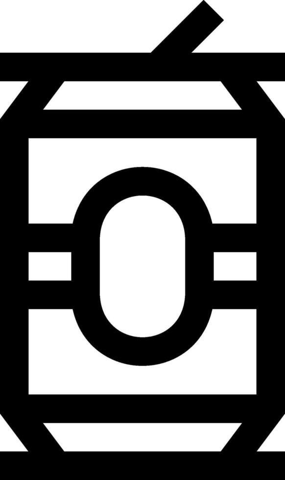 A black and white logo of a square with a circle inside vector