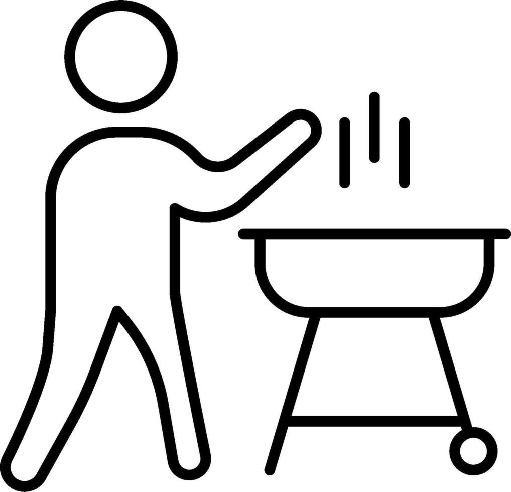 Bbq illustration design vector