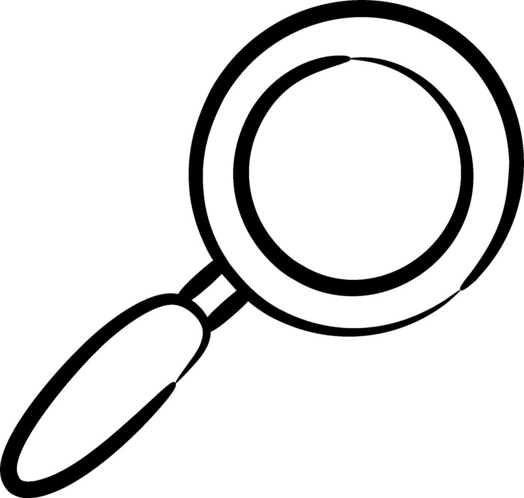 Magnifying glass clipart vector