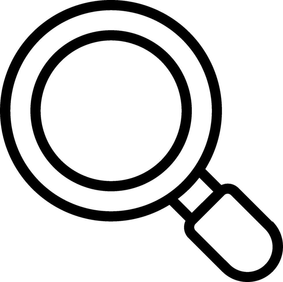Magnifying glass icon illustration vector