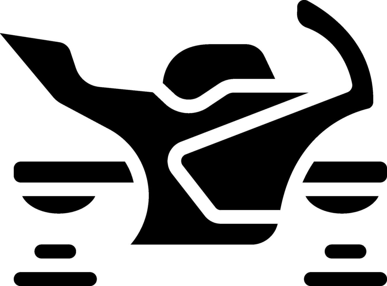 A black and white logo of a person holding a bat vector