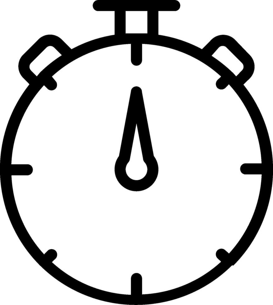 A stopwatch icon on a white background vector