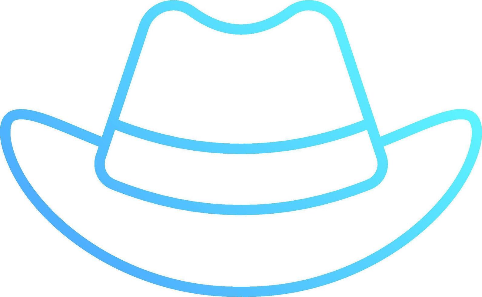 A cowboy hat icon on a white background vector