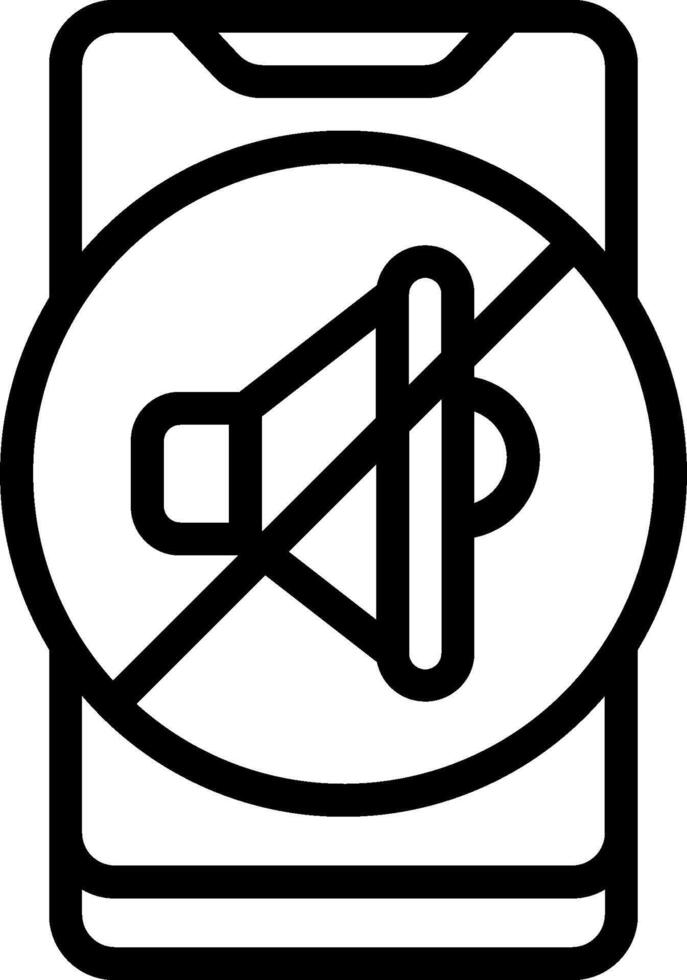 No sound icon vector
