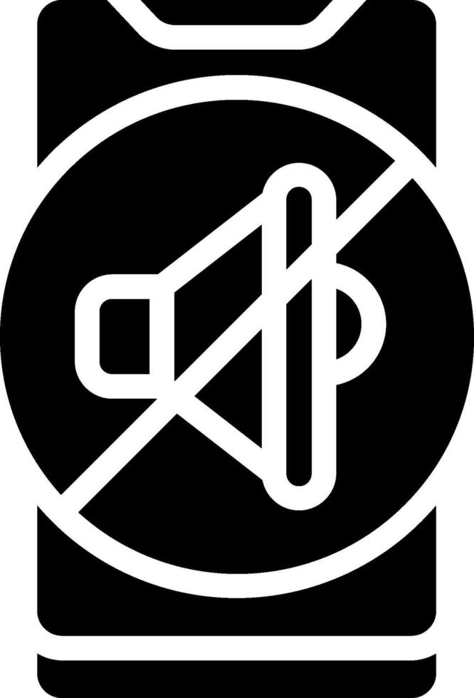 No sound icon vector