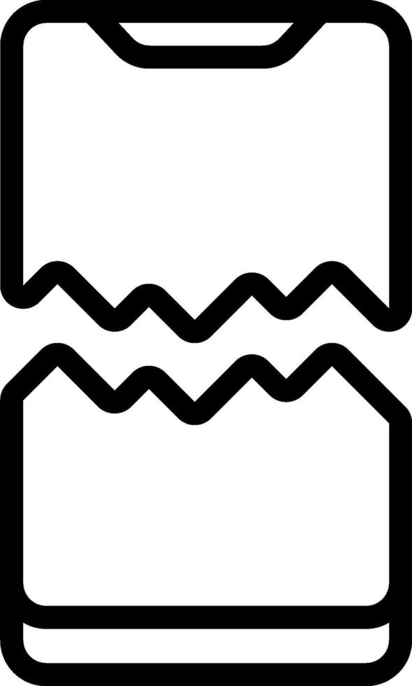 A black and white icon of a box vector