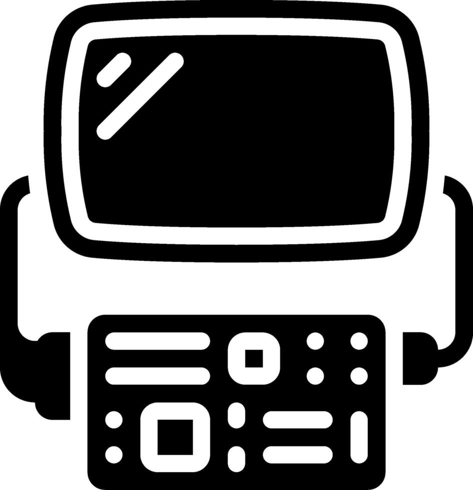 A black and white image of a computer and keyboard vector