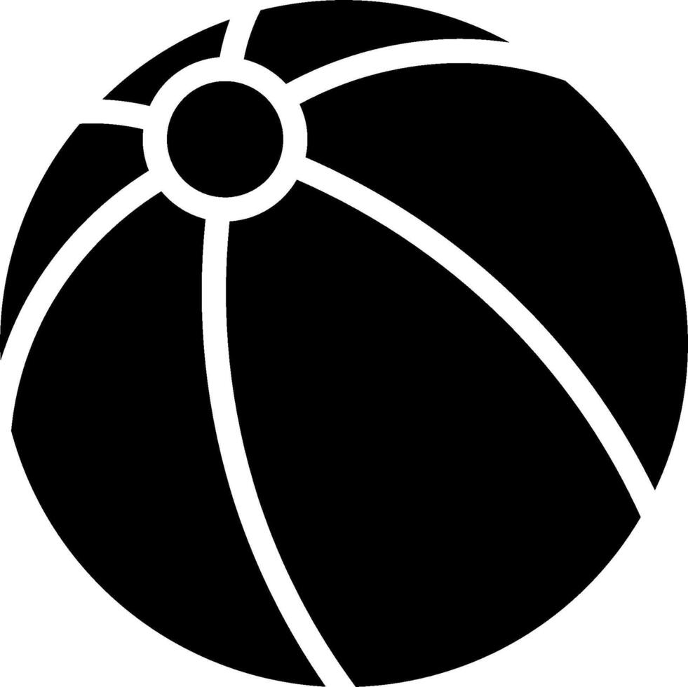 A black and white illustration of a basketball vector