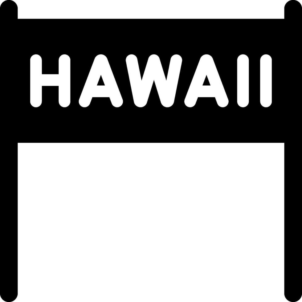 Hawaii illustration design vector