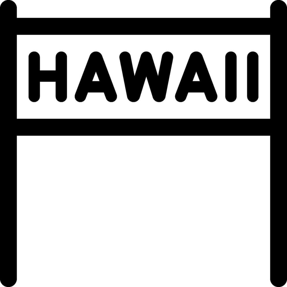 Hawaii illustration design vector