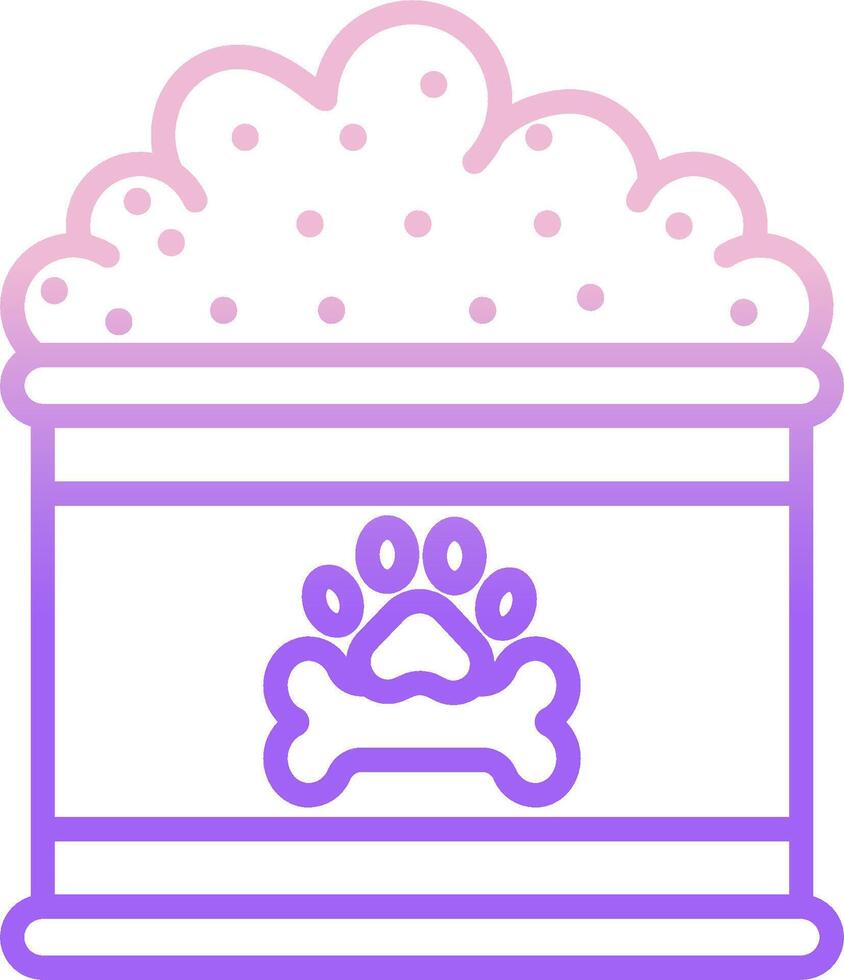 A dog's paw in a box with a paw print vector