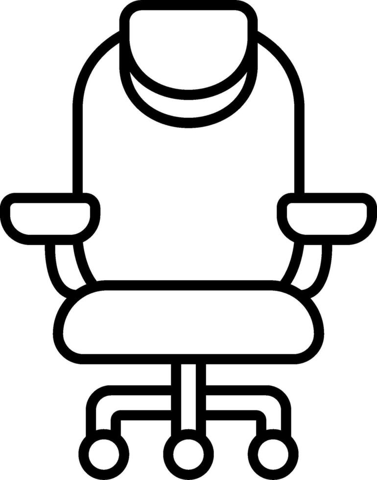 Office chair icon vector