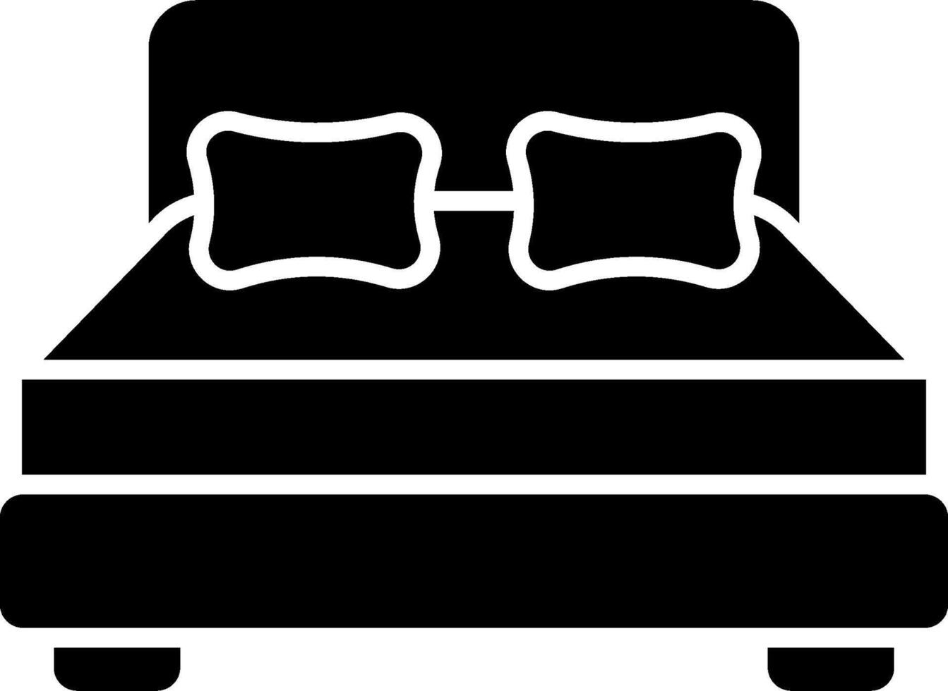 Bed illustration design vector