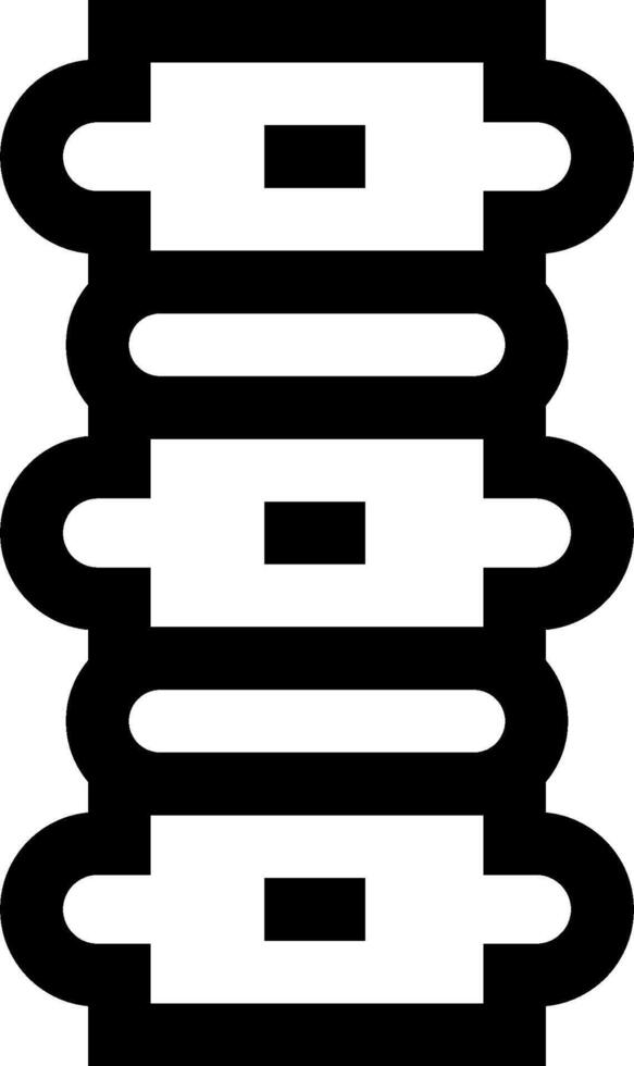 A black and white image of a stack of three stacked boxes vector