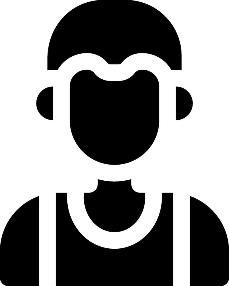 A man with a hat and a beard icon vector