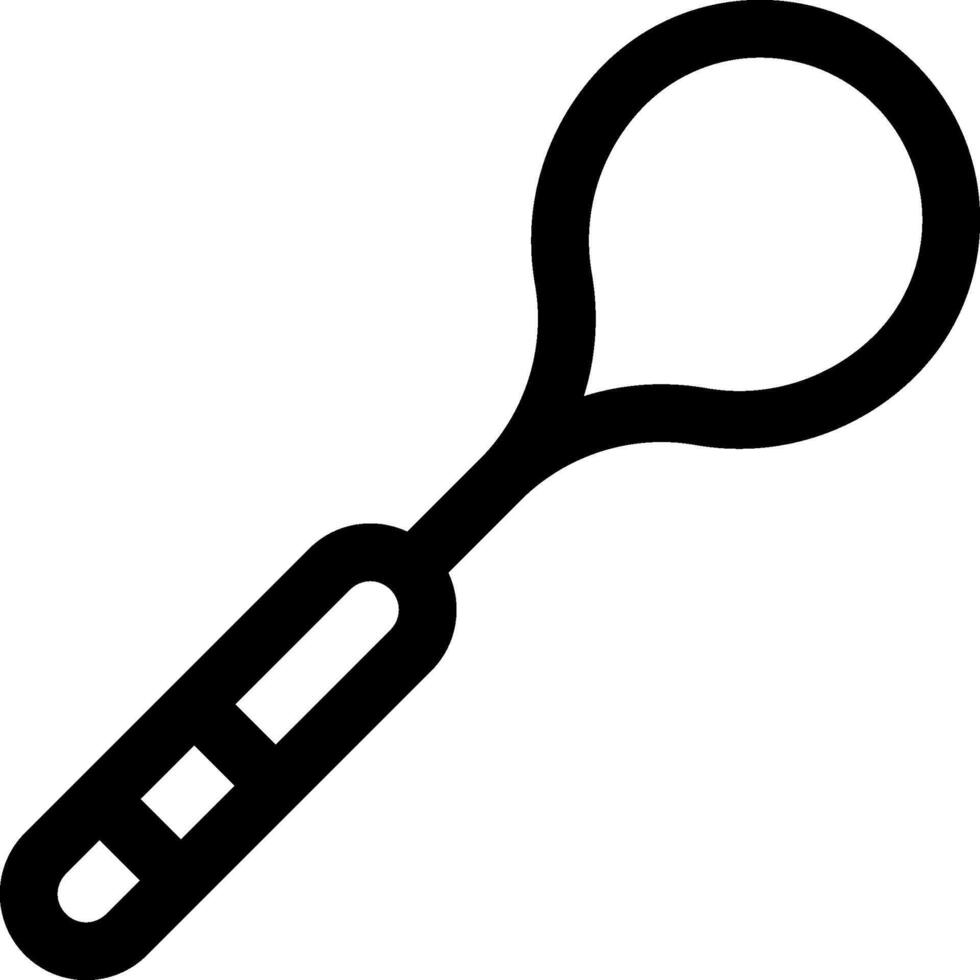 A black and white illustration of a tennis racket vector