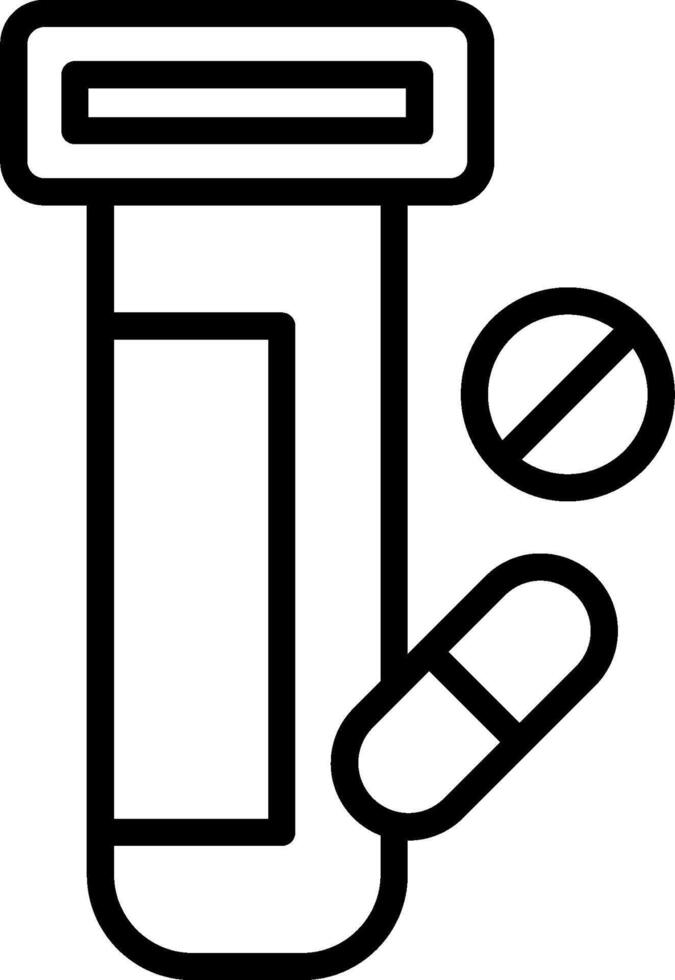 Pill bottle and pills icon vector